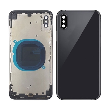 Picture of Back Cover With Frame (Housing) for iPhone XS Max  - Color: Black