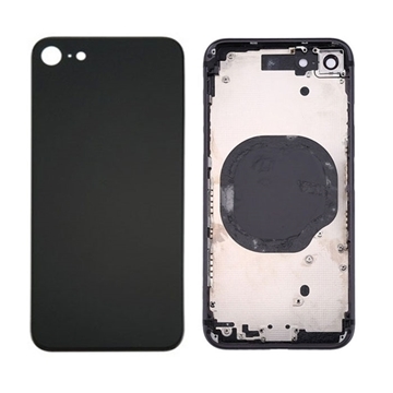 Picture of Battery Cover and Middle Frame Assembly (Housing) for Apple iPhone 8 - Color: Black
