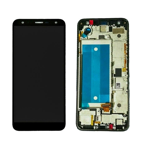 Picture of LCD Display with Touch Screen Digitizer and Frame for LG K40 LMX420 - Color: Black