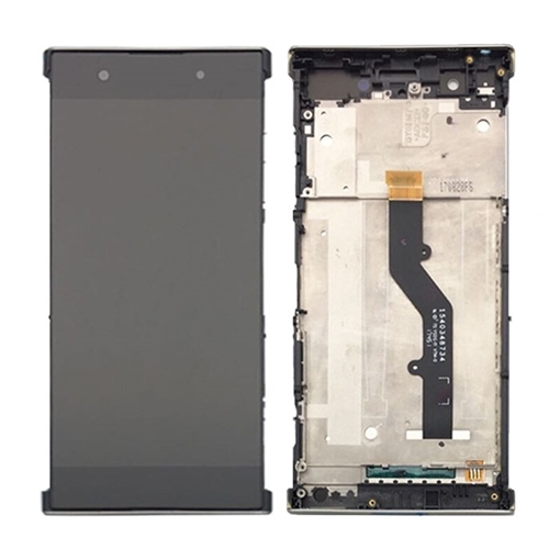 Οθόνη LCD με Μηχανισμό Αφής και Πλαίσιο για Sony Xperia XA1 Plus - Χρώμα: Μαύρο