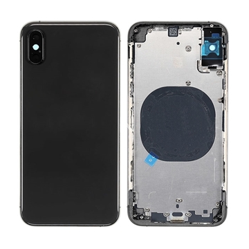 Εικόνα της Πίσω Καπάκι με Πλαίσιο (HOUSING) για iPhone XS - Χρώμα: Μαύρο
