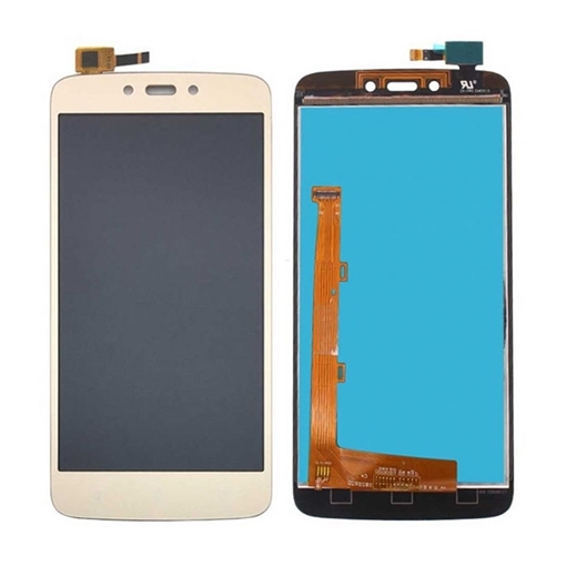 Οθόνη LCD με Μηχανισμό Αφής για Motorola Moto C XT1750/XT1754 - Χρώμα:  Χρυσό