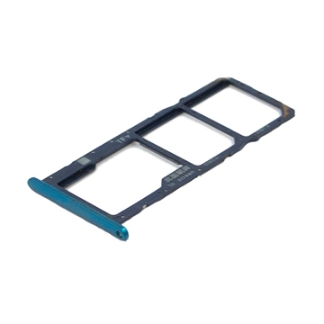 Εικόνα της Υποδοχή Κάρτας Dual SIM και SD Tray για Huawei Y7 2019 / Y7 Prime 2019 / Y7 Pro 2019 - Χρώμα: Μπλε
