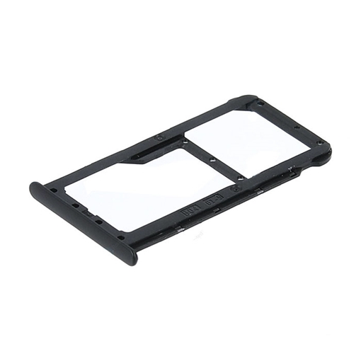 Υποδοχή Κάρτας SIM και SD Tray για Huawei Honor 7X - Χρώμα: Μαύρο