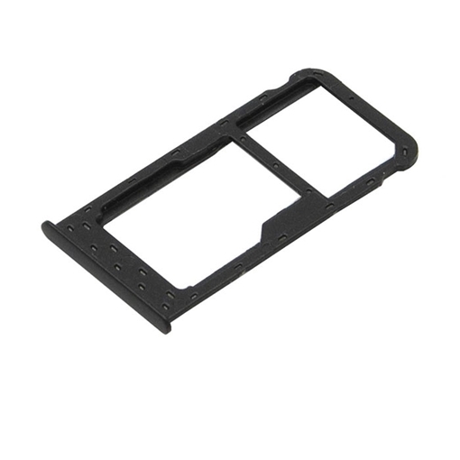 Υποδοχή Κάρτας SIM και SD Tray για Huawei P Smart - Χρώμα: Μαύρο