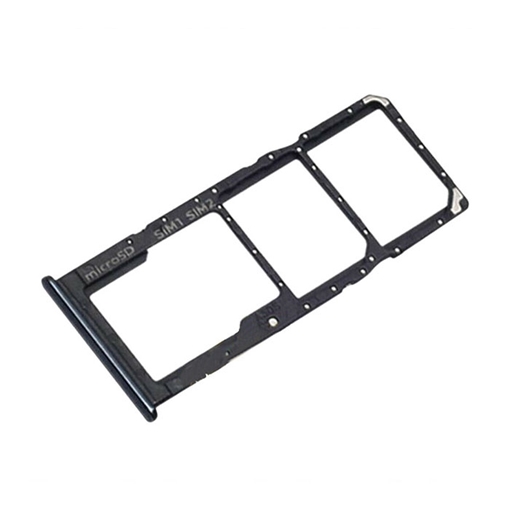 Picture of Dual SIM and SD Tray for Samsung Galaxy A30s A307F - Color: Black