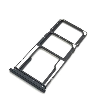 Picture of Dual SIM and SD Tray for Xiaomi Redmi 8 / 8A - Color: Black