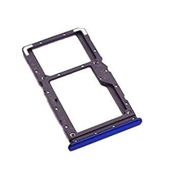 Picture of Single SIM and SD Tray for Xiaomi Redmi Note 7 - Color: Blue
