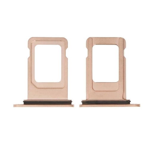 Picture of Dual SIM Tray for Apple iPhone XS Max - Color: Gold