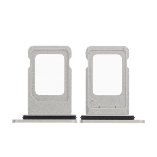 Υποδοχή Κάρτας Single SIM Tray για Apple iPhone 11 - Χρώμα: Λευκό