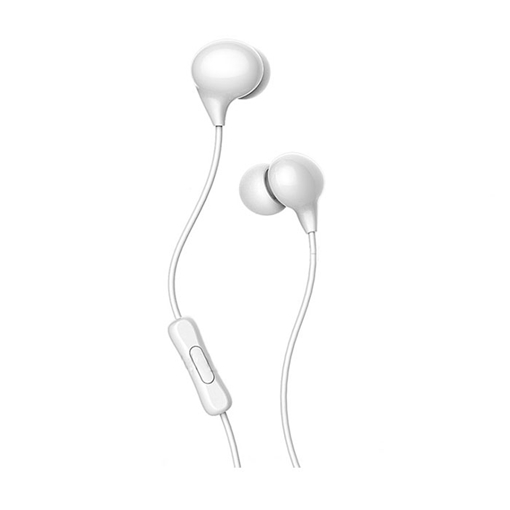 USAMS EP-9 Ενσύρματα Ακουστικά με Mικρόφωνο - Χρώμα: Λευκό