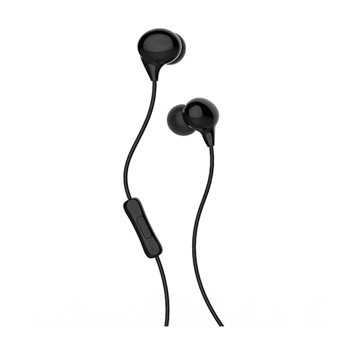 USAMS EP-9 Ενσύρματα Ακουστικά με Mικρόφωνο - Χρώμα: Μαύρο