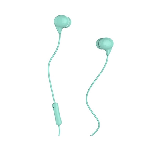 USAMS EP-9 Ενσύρματα Ακουστικά με Mικρόφωνο - Χρώμα: Πράσινο