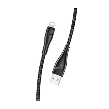 Picture of USAMS US-SJ394 U41 Braided Charging Cable 3m Lightning - Color: Black