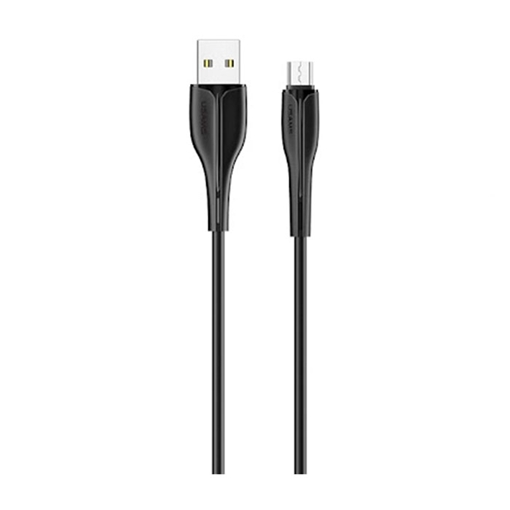 USAMS US-SJ373 U38 Καλώδιο Φόρτισης και Μεταφοράς Δεδομένων 1m Micro-USB Data and Charging Cable - Χρώμα: Μαύρο
