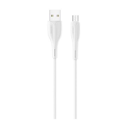 Picture of USAMS US-SJ373 U38 Micro-USB Charging and Data Cable 1m  - Color: White