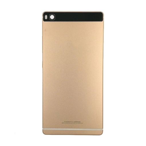 Πίσω Καπάκι για Huawei P8 - Χρώμα: Μαύρο Χρυσό