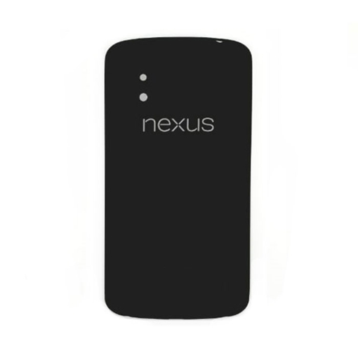 Picture of Back cover for LG Nexus 4-E960 - Color: Black