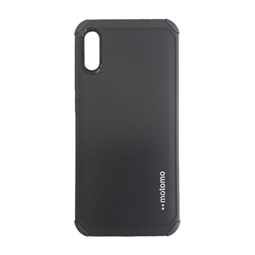 Picture of Back Cover Motomo Tough Armor Case for Huawei Y6 2019 - Color: Black