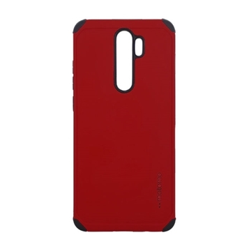 Picture of Back Cover Motomo Tough Armor Case for Xiaomi Redmi Note 8 Pro - Color: Red