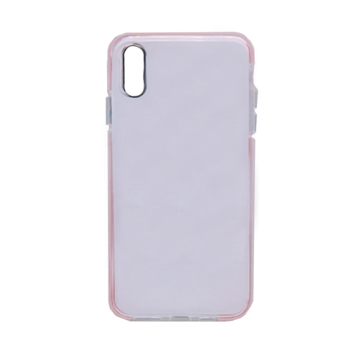 Θήκη Πλάτης Σιλικόνης για iPhone XS MAX - Χρώμα: Ροζ