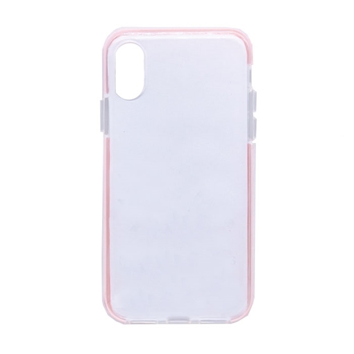 Θήκη Πλάτης Σιλικόνης για iPhone X / XS - Χρώμα: Ροζ