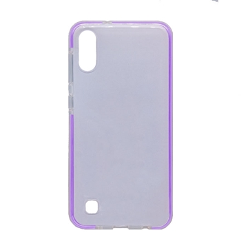 Picture of Back Cover Silicone Case for Samsung A105 Galaxy A10 - Color: Purple
