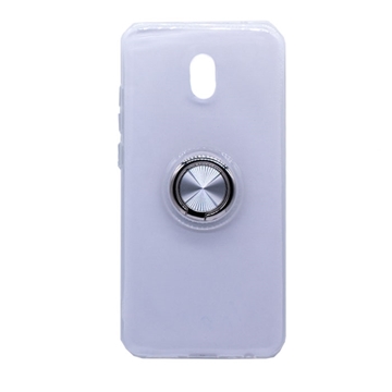 Picture of Back Cover Silicone Case for Xiaomi Redmi 8 / 8A - Color: Silver