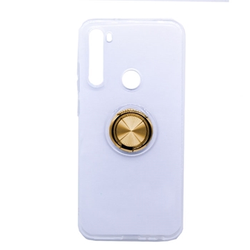 Εικόνα της Θήκη Πλάτης Σιλικόνης με Finger Ring  για Xiaomi Redmi Note 8 / 8T - Χρώμα: Χρυσό