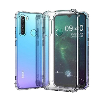 Picture of Back Cover Silicone Case Anti Shock 1.5mm for Xiaomi Redmi Note 8T - Color: Clear