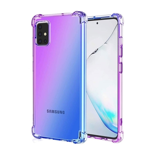 Picture of Back Cover Silicone Case Anti Shock 1.5mm for Samsung A715F Galaxy A71 - Color: Clear