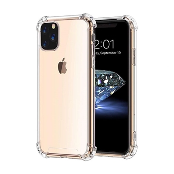 Picture of Back Cover Silicone Case Anti Shock 1.5mm for Apple iPhone 11 Pro - Color: Clear