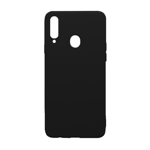 Θήκη Πλάτης Σιλικόνης για Samsung A207 Galaxy A20s - Χρώμα: Μαύρο