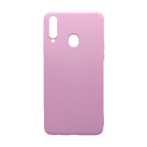 Θήκη Πλάτης Σιλικόνης για Samsung A207 Galaxy A20s - Χρώμα: Ροζ