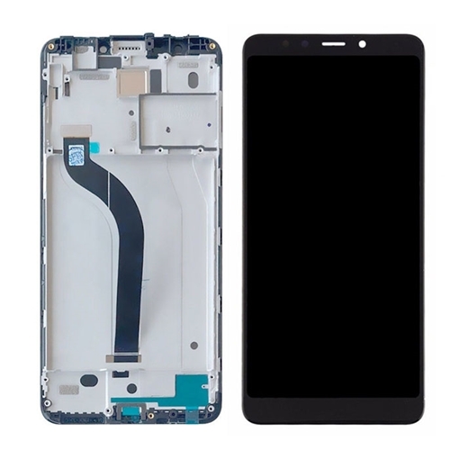 Γνήσια Οθόνη LCD με Μηχανισμό Αφής και Πλαίσιο για Xiaomi Redmi 5 (Service Pack) - Χρώμα: Μαύρο