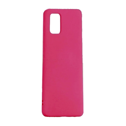 Θήκη Πλάτης Σιλικόνης για Samsung A415F Galaxy A41 - Χρώμα: Ροζ