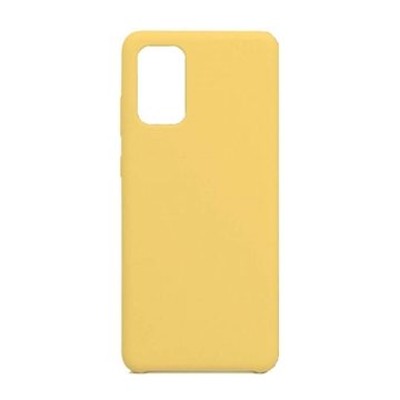 Picture of Back Cover Silicone Case for Samsung G985F Galaxy S20 Plus - Color: Yellow