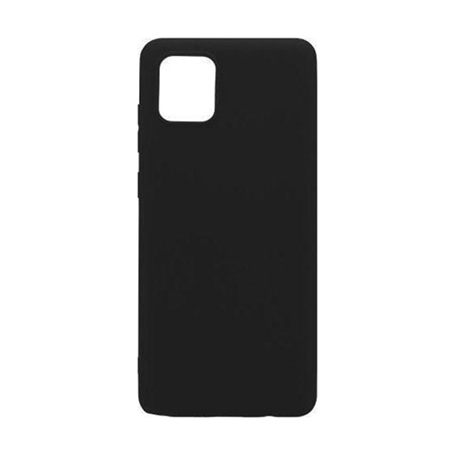 Picture of Back Cover Silicone Case for Samsung N770F Galaxy Note 10 Lite - Color: Black