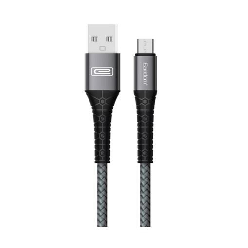 EARLDOM EC-091M Καλώδιο Φόρτισης και Μεταφοράς Δεδομένων 1m Micro-USB Data and Charging Cable - Χρώμα: Μαύρο