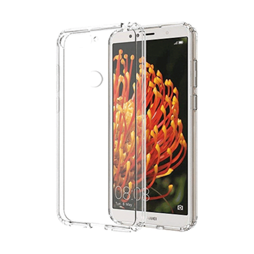 Picture of Back Cover Silicone Case Anti Shock 1.5mm for Huawei Y6 2018 / Honor 7A - Color: Clear