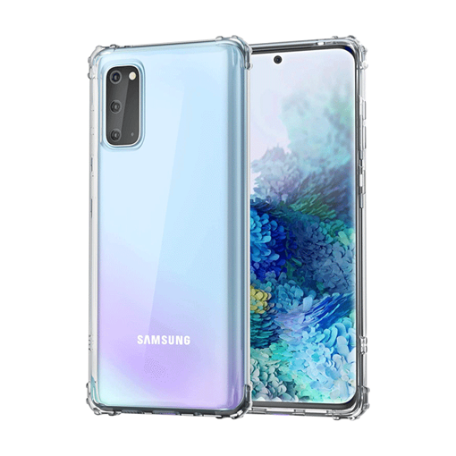 Θήκη Πλάτης Σιλικόνης Anti Shock 1.5mm για Samsung G980F Galaxy S20 - Χρώμα: Διάφανο