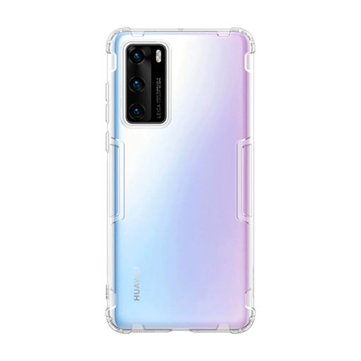 Picture of Back Cover Silicone Case Anti Shock 1.5mm for Huawei P40 - Color: Clear