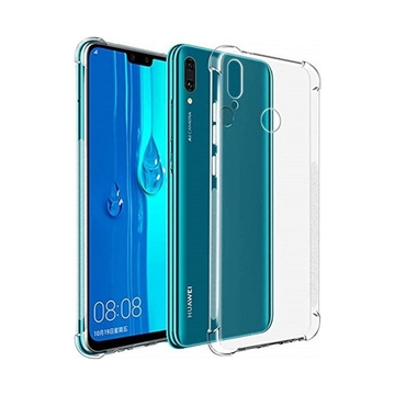 Θήκη Πλάτης Σιλικόνης για Huawei DUB-LX1 Y7 2019 - Χρώμα: Διάφανο