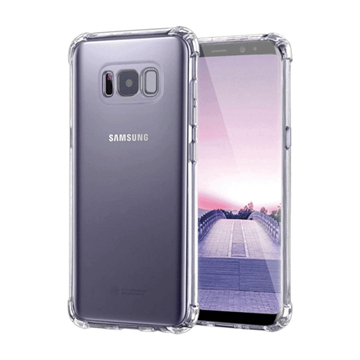 Picture of Back Cover Silicone Case Anti Shock 0.5mm for Samsung G955F Galaxy S8 Plus - Color: Clear