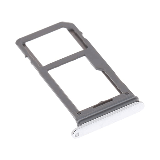 Picture of SIM Tray Single SIM and SD for Samsung Galaxy S8 Plus G955F / Galaxy S8 G950F - Color: Silver