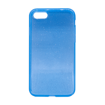 Εικόνα της Αστραφτερή Θήκη Πλάτης Σιλικόνης για Apple iPhone 7 / 8 - Χρώμα: Μπλε