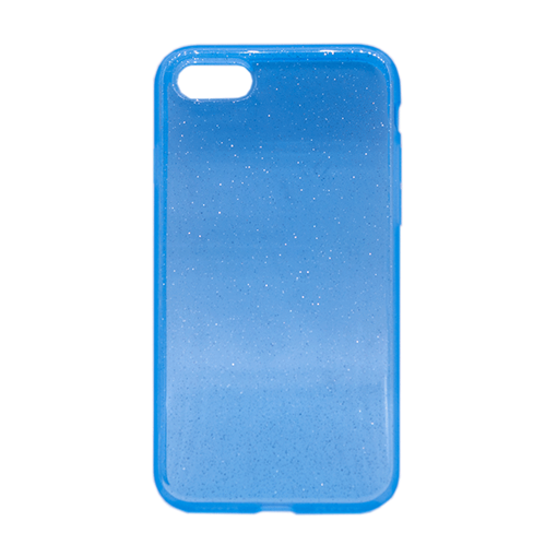 Αστραφτερή Θήκη Πλάτης Σιλικόνης για Apple iPhone 7 / 8 - Χρώμα: Μπλε