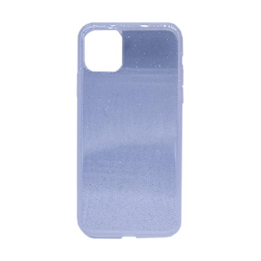 Αστραφτερή Θήκη Πλάτης Σιλικόνης για Apple iPhone 11 - Χρώμα: Διάφανο