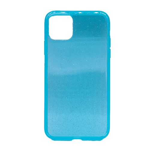Αστραφτερή Θήκη Πλάτης Σιλικόνης για Apple iPhone 11 Pro Max - Χρώμα: Τιρκουάζ