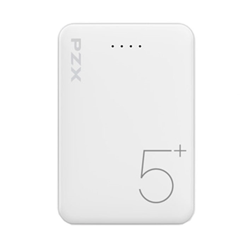 Φορητός Φορτιστής Power Bank PZX V05 Dual USB/1 Micro Θύρες 5000mAh - Χρώμα: Λευκό